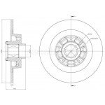 METELLI Bremsscheibe