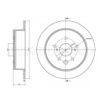 METELLI Bremsscheibe