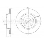 METELLI Bremsscheibe