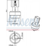 NISSENS Sensor, Kühlmitteltemperatur