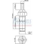 NISSENS Sensor, Kühlmitteltemperatur