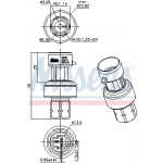 NISSENS Druckschalter, Klimaanlage