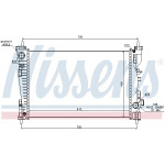 NISSENS Kühler, Motorkühlung
