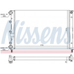 NISSENS Kühler, Motorkühlung