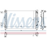 NISSENS Kühler, Motorkühlung