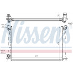 NISSENS Kühler, Motorkühlung