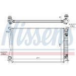 NISSENS Kühler, Motorkühlung