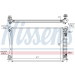 NISSENS Kühler, Motorkühlung