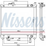 NISSENS Kühler, Motorkühlung