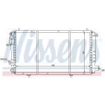 NISSENS Kühler, Motorkühlung