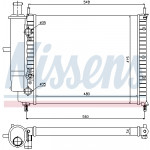 NISSENS Kühler, Motorkühlung