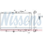 NISSENS Kühler, Motorkühlung