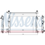 NISSENS Kühler, Motorkühlung