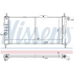 NISSENS Kühler, Motorkühlung