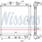 NISSENS Kühler, Motorkühlung