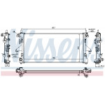 NISSENS Kühler, Motorkühlung