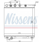 NISSENS Kühler, Motorkühlung