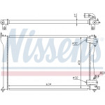 NISSENS Kühler, Motorkühlung