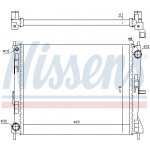 NISSENS Kühler, Motorkühlung