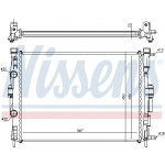 NISSENS Kühler, Motorkühlung