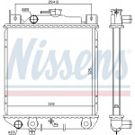 NISSENS Kühler, Motorkühlung