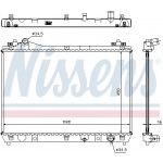 NISSENS Kühler, Motorkühlung