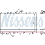 NISSENS Kühler, Motorkühlung
