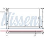 NISSENS Kühler, Motorkühlung