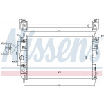 NISSENS Kühler, Motorkühlung