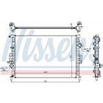 NISSENS Kühler, Motorkühlung