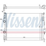 NISSENS Kühler, Motorkühlung