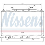 NISSENS Kühler, Motorkühlung