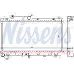 NISSENS Kühler, Motorkühlung