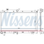 NISSENS Kühler, Motorkühlung