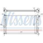 NISSENS Kühler, Motorkühlung