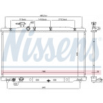 NISSENS Kühler, Motorkühlung