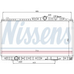 NISSENS Kühler, Motorkühlung