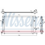 NISSENS Kühler, Motorkühlung