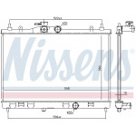 NISSENS Kühler, Motorkühlung