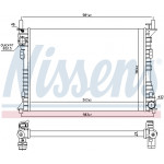 NISSENS Kühler, Motorkühlung