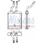 NISSENS Wärmetauscher, Innenraumheizung