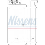 NISSENS Wärmetauscher, Innenraumheizung