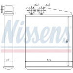 NISSENS Wärmetauscher, Innenraumheizung