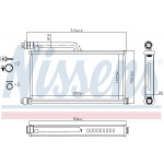 NISSENS Wärmetauscher, Innenraumheizung