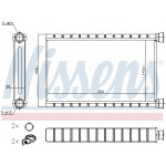 NISSENS Wärmetauscher, Innenraumheizung