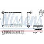 NISSENS Wärmetauscher, Innenraumheizung