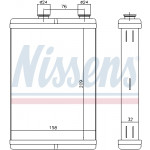 NISSENS Wärmetauscher, Innenraumheizung