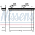 NISSENS Wärmetauscher, Innenraumheizung