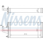 NISSENS Wärmetauscher, Innenraumheizung