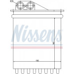 NISSENS Wärmetauscher, Innenraumheizung